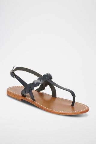 Sandales en cuir Susanah - Bleu marine