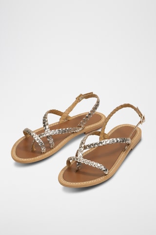 Sandales en cuir Kayla - Doré