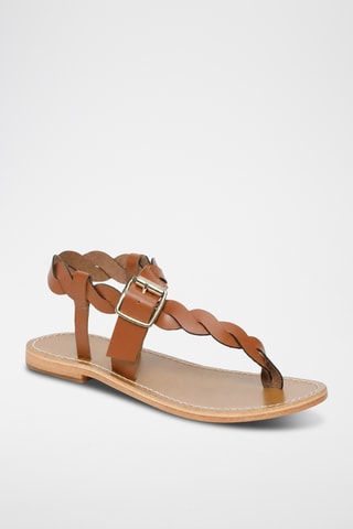 Sandales en cuir Sage - Camel