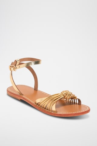 Sandales en cuir Eugenie - Doré