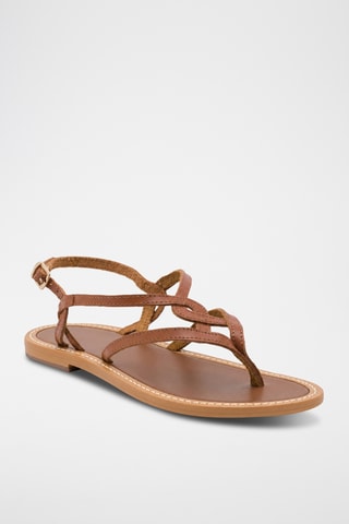 Sandales en cuir Syvena - Camel