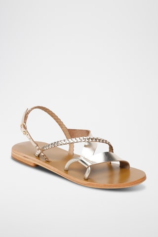 Sandales en cuir Samia - Doré