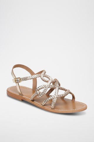 Sandales en cuir Marilou - Doré