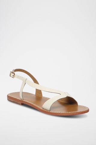 Sandales en cuir de chèvre Amadrya - Blanc