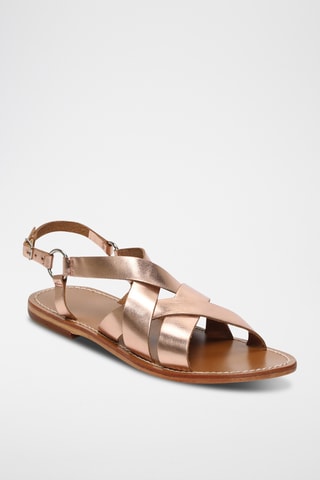 Sandales en cuir Lindsay - Doré rose