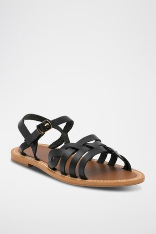 Sandales en cuir Wexira - Noir