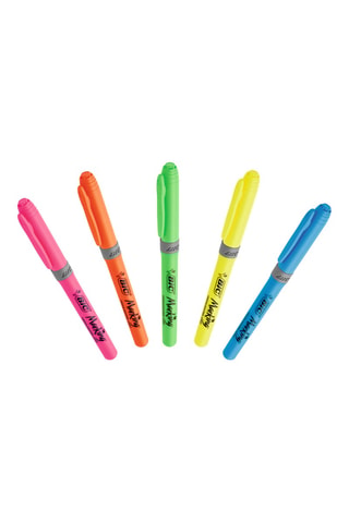 5 surligneurs - 1,6 et 3,3 mm