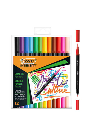 12 feutres d'écriture pour adultes Intensity Dual Tip