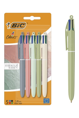 5 Pennen met 4 kleuren