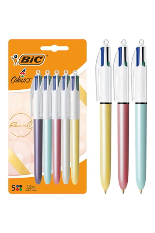 5 Pennen met 4 kleuren