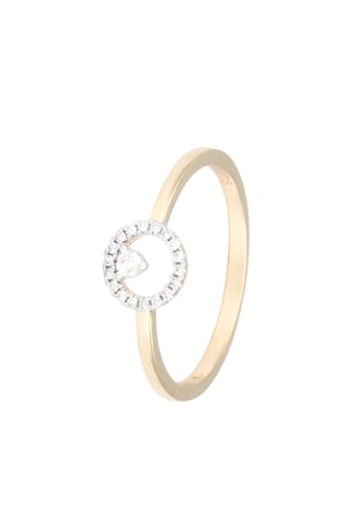 Anello Ischia - Oro giallo e diamanti