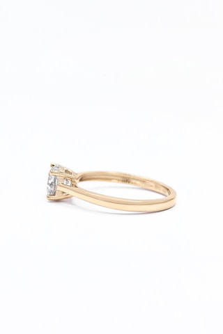 Solitario Délicate - Oro amarillo y diamante