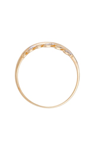 Anillo Gezira - Oro amarillo y diamantes