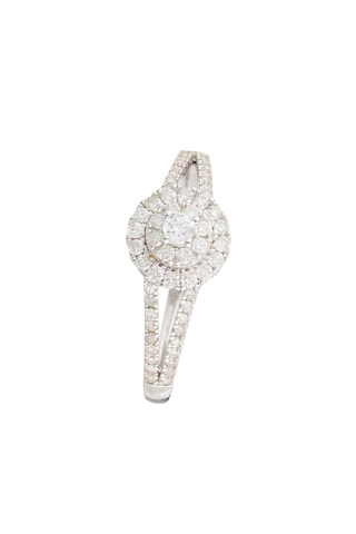 Anillo Jaya - Oro blanco y diamantes