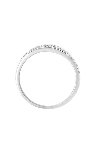 Anillo Malia - Oro blanco y diamantes