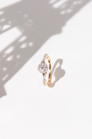 Anillo Mon idéal - Oro amarillo y diamantes