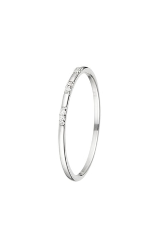 Anillo Pour Toujours - Oro blanco y diamantes