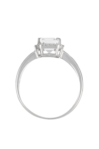 Anillo Maestromantique - Oro blanco, topacio y diamantes
