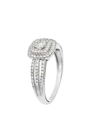Anillo Moromba - Oro blanco y diamantes