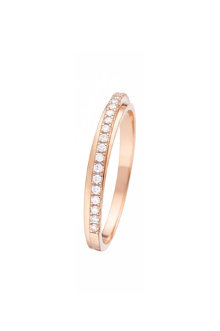 Anillo - Oro rosa y diamantes