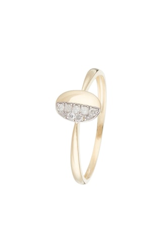 Anillo Debara - Oro amarillo y diamantes