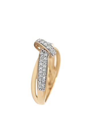 Anillo Trésor Caché - Oro amarillo y diamantes