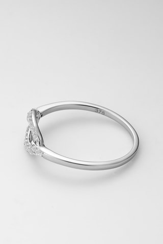 Anillo Éclat Soyeux - Oro blanco y diamantes