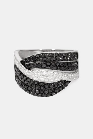 Anillo Nocturne - Oro blanco y diamantes