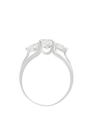 Anillo Bargny - Oro blanco y topacios