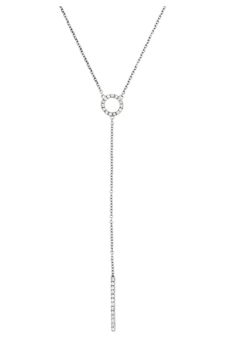 Collar Brescia - Oro blanco y diamantes