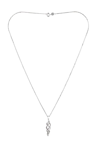 Colgante L'enchantement - Oro blanco y diamantes