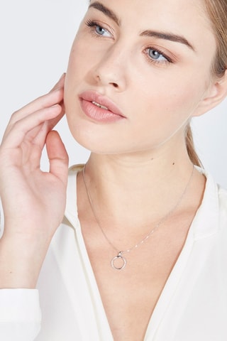 Colgante Ode à la Vie - Oro blanco y diamantes
