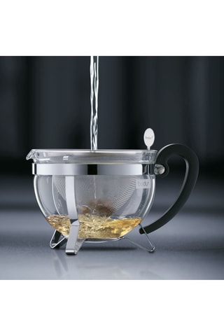 Tetera de vidrio de borosilicato y acero inoxidable Chambord - 1 l