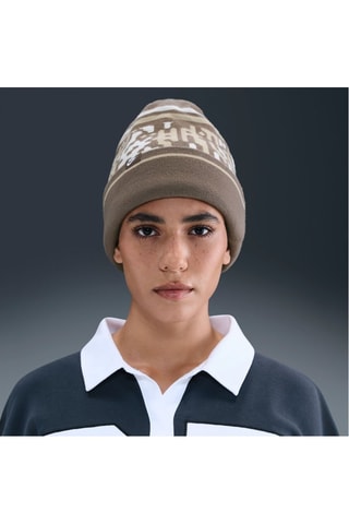 Gorro con borla Peak - Caqui