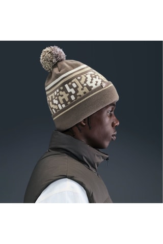 Gorro con borla Peak - Caqui