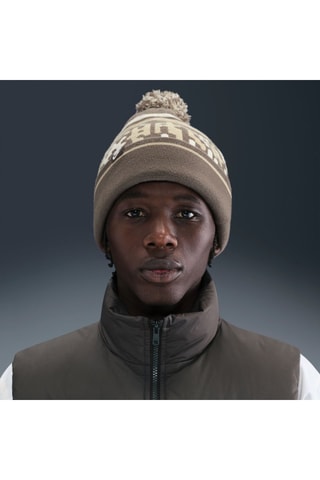 Gorro con borla Peak - Caqui