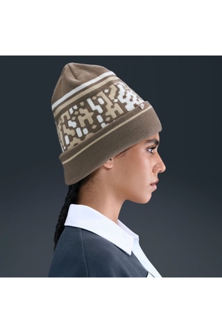 Gorro con borla Peak - Caqui