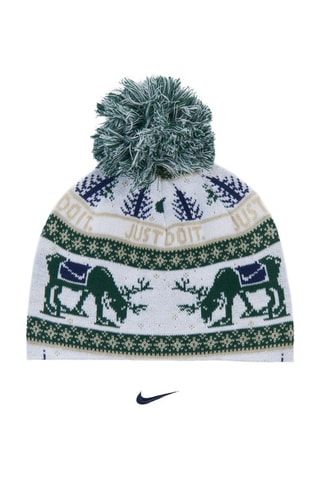 Gorro con borla Peak - Blanco