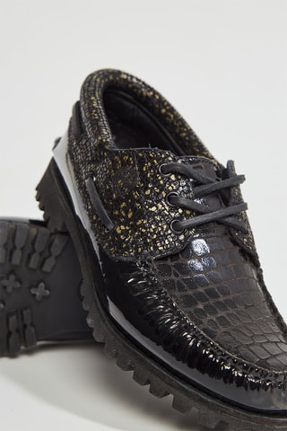 Náuticos de piel Heritage - Negro - Timberland