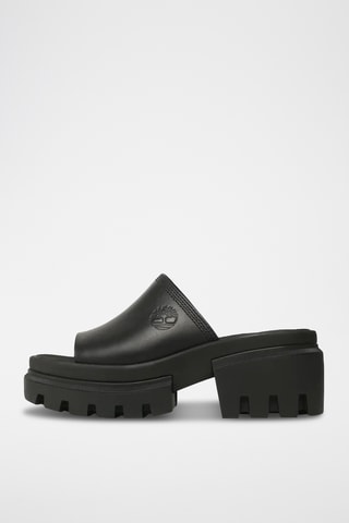 Sandalias con plataforma - Negro