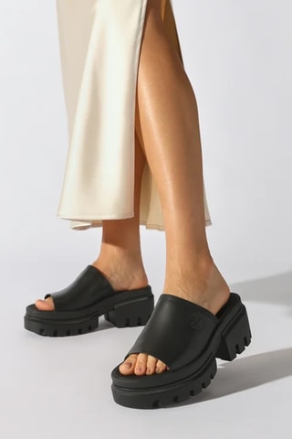 Sandalias con plataforma - Negro
