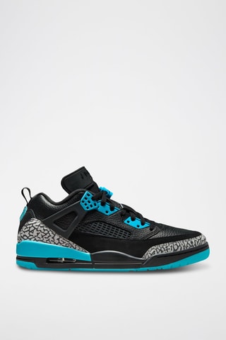 Jordan Spizike Low de piel - Negro