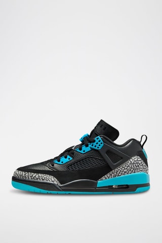 Jordan Spizike Low de piel - Negro