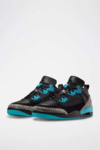 Jordan Spizike Low de piel - Negro