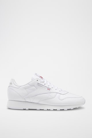 Zapatillas de piel - Blanco