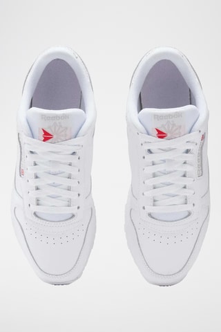 Zapatillas de piel - Blanco