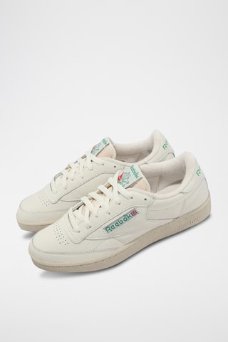 Zapatillas de piel Club C 85 Vintage - Blanco
