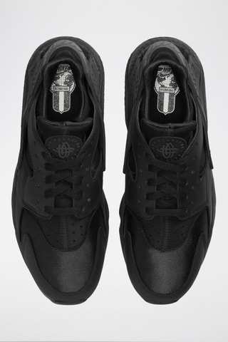 Air Huarache de piel - Negro