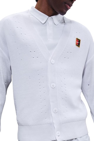 Cárdigan de tenis Nike Court Slam - Blanco