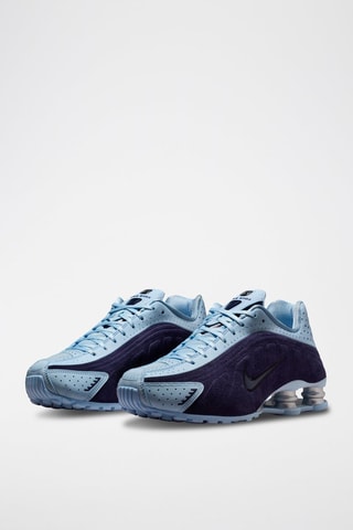 Shox R4 de piel - Azul